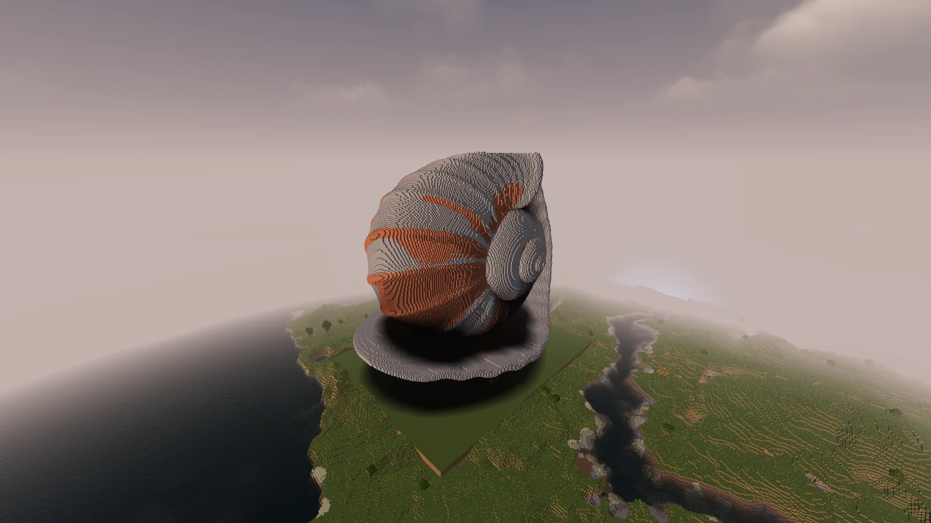 Spiral Seashell Monument